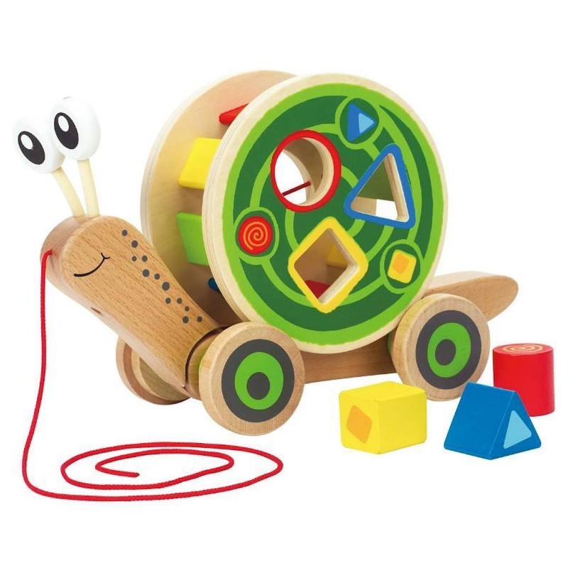 Hape Walk-A-Long Animal|Snail Sorter|Crocodile|Caterpillar|Pepe Puppy|Frog Family