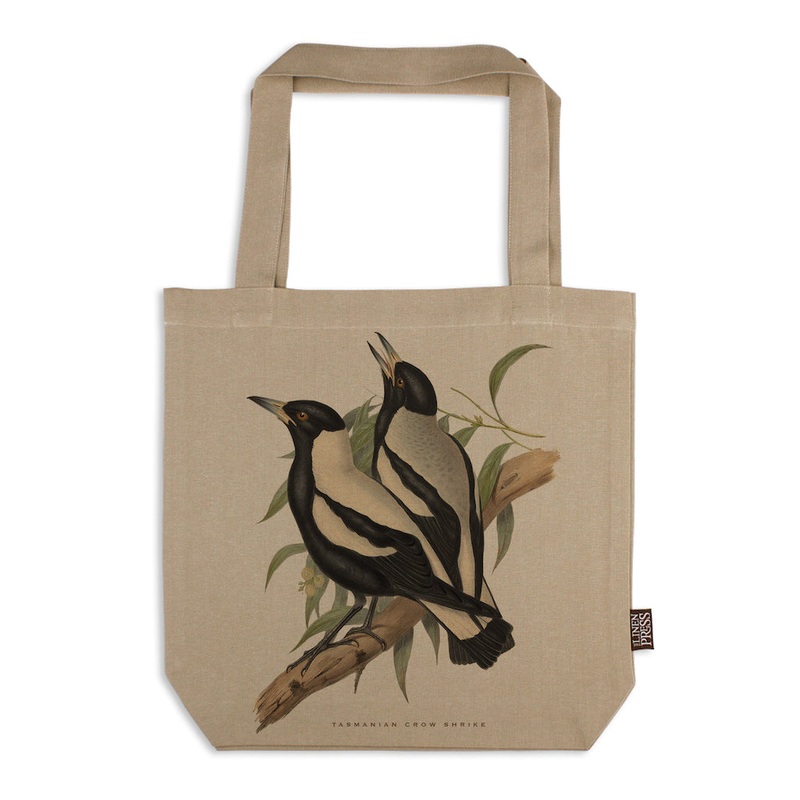 Linen Press Tote Bag Beige John Gould (Organic Cotton)