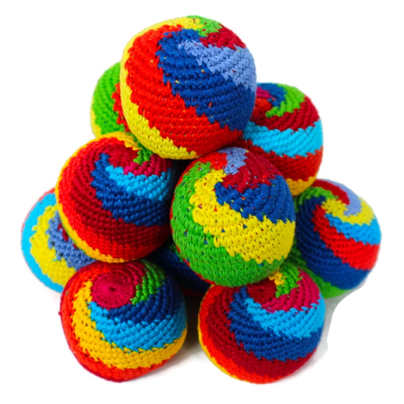 Mexitraders Hacky Sack|Spiral|Watermelon|Rainbow|Lime|Spotted|Multi Pattern