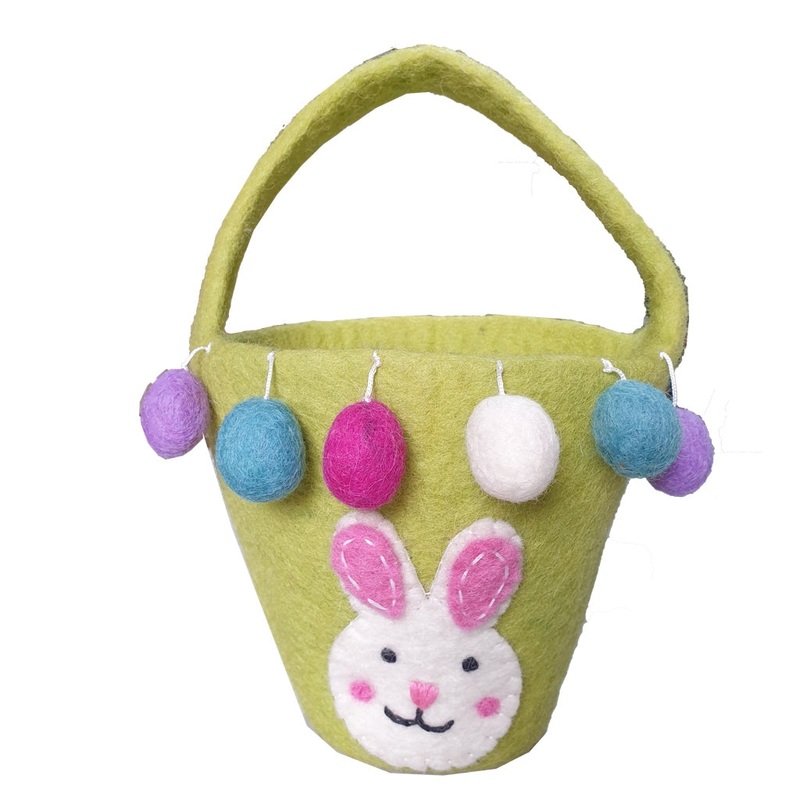Pashom Bunny Face Basket|Grey|Blue|Beige|White