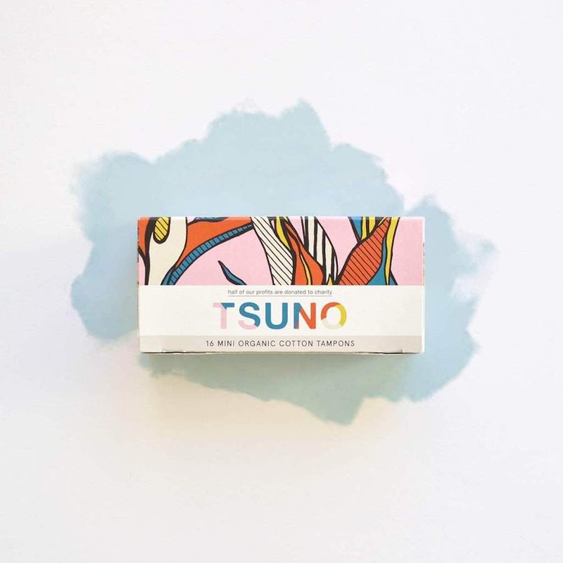 Tsuno Organic Cotton Tampons|Mini (16 Pack)|Regular (16 Pack)|Super (16 Pack)