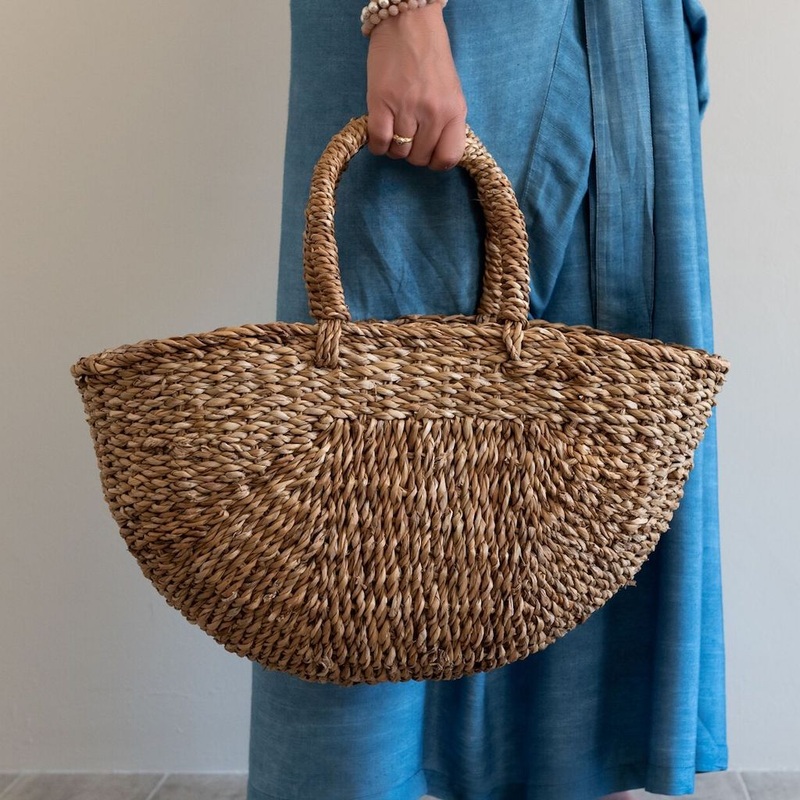 U-Chus Fair Trade Hogla Basket with Two Handles