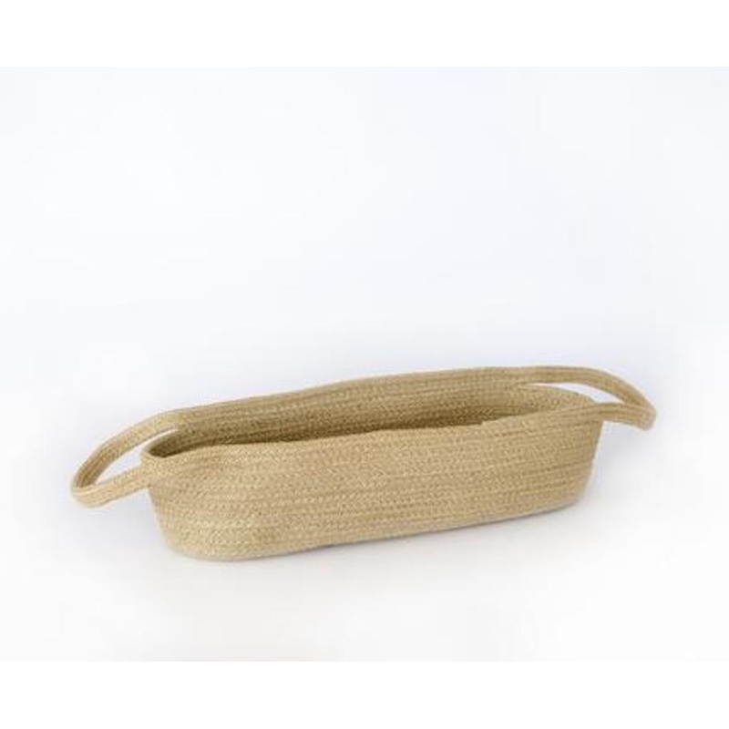 U-Chus Fair Trade Jute Oval Tray Basket