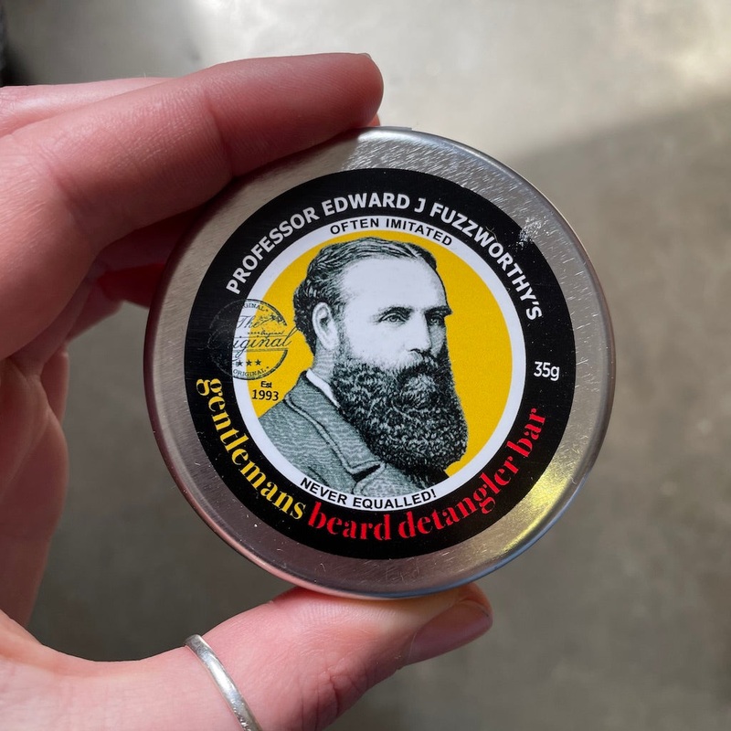 Beauty & the Bees Professor Edward J. Fuzzworthy’s Beard Detangler Bar in Tin 35 g