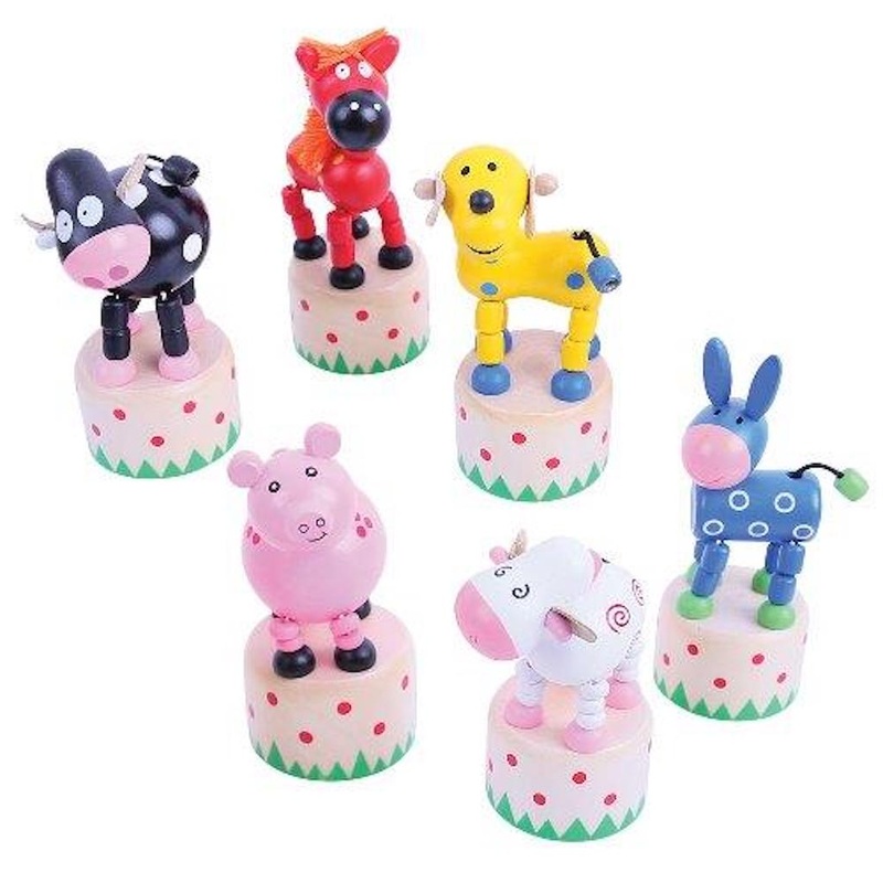 Bigjigs Farm Animal Push-up