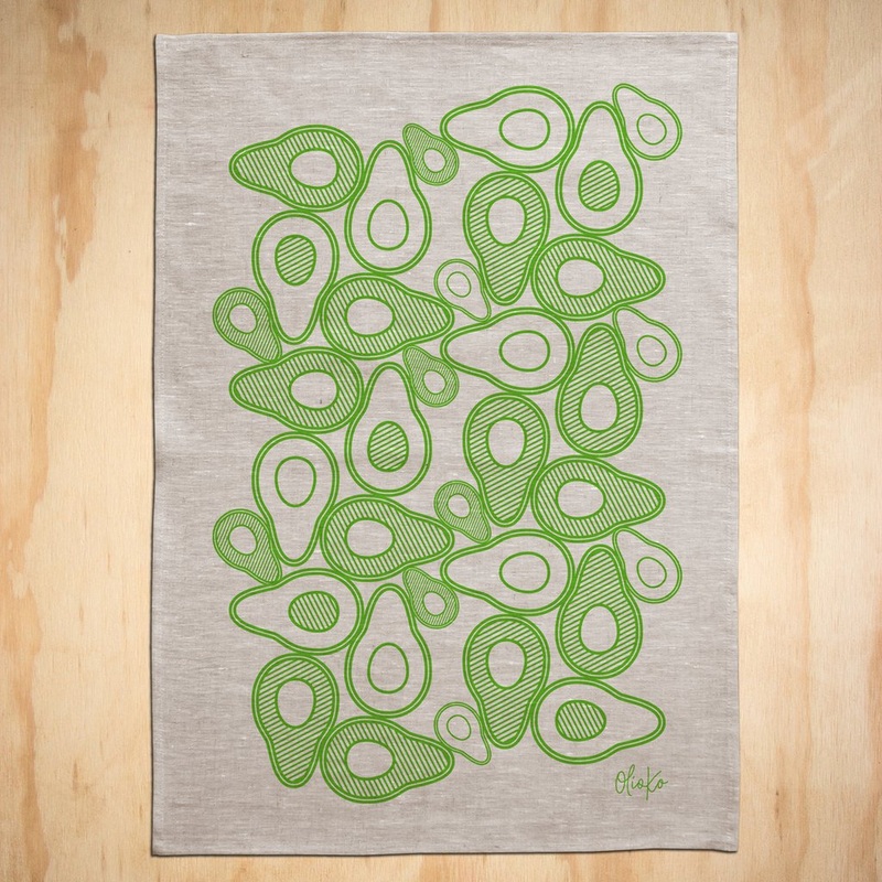 Olioko Linen Tea Towel|Tea with Gran|Whisks (Black on Natural)|Negroni|Whisks (White on Black)|Whisks (White on Natural)|Vino|Sardines|Avocado|Lemons|Coffee’s Up