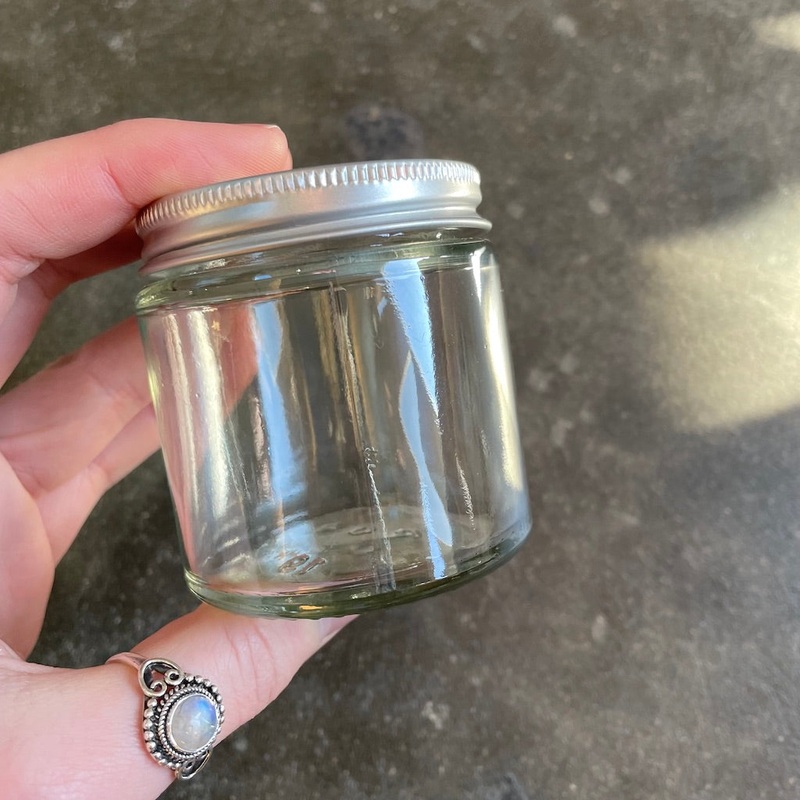 Cream Jar Glass 120 ml|Amber|Clear
