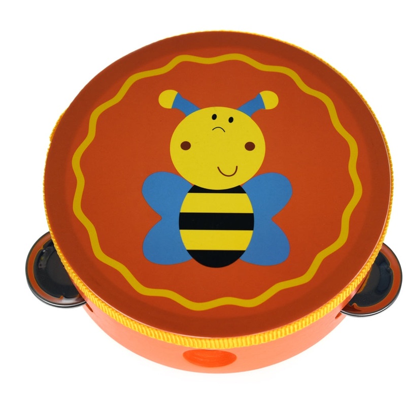 Kaper Kidz Tambourine Large|Bee|Owl