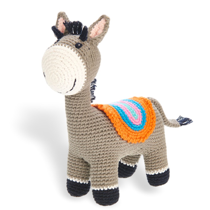 Pebble Donkey Rattle