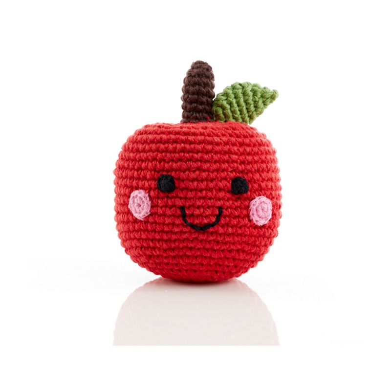 Pebble Friendly Fruit Rattle|Orange|Strawberry|Pink Lady|Pear|Cherries