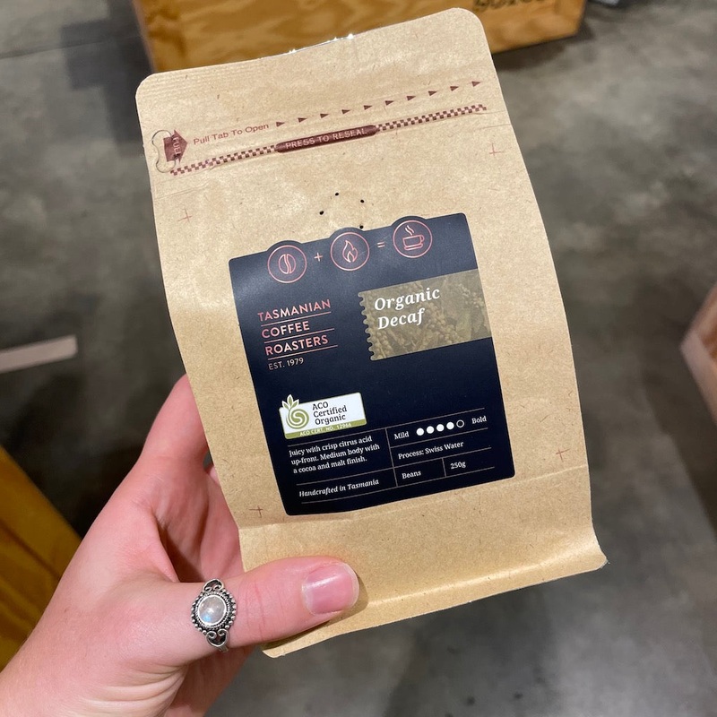 Tasmanian Coffee Roasters Organic Coffee Beans 250 g