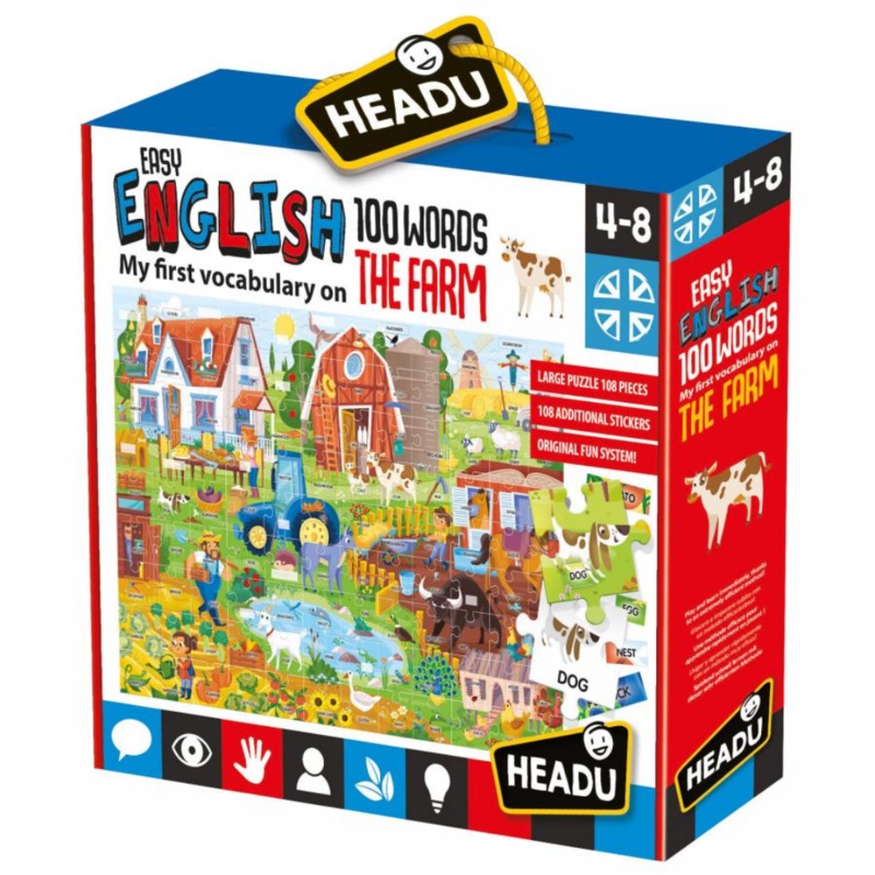 Headu Easy English 100 Words|Farm|My House