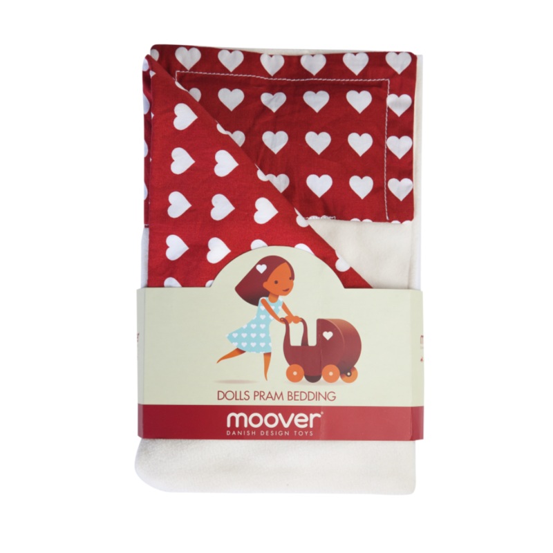 Moover Dolls Pram Bedding|Red