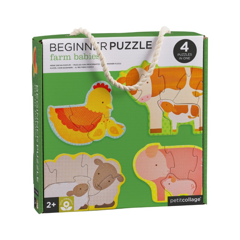 Petit Collage Beginner Puzzle|Ocean|Farm Babies|Garden Bugs|Safari Babies|By Air|Forest Babies|Pets|Construction|Fairy Friends|Rescue Vehicles