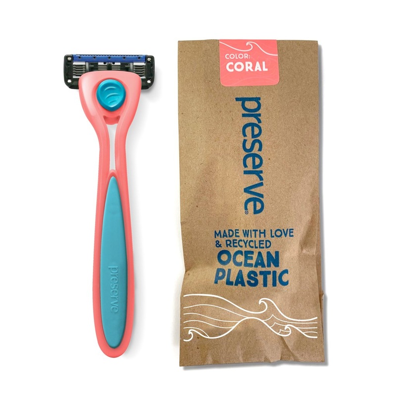 Preserve Popi Shave 5 Razor|Coral|Charcoal|Neptune