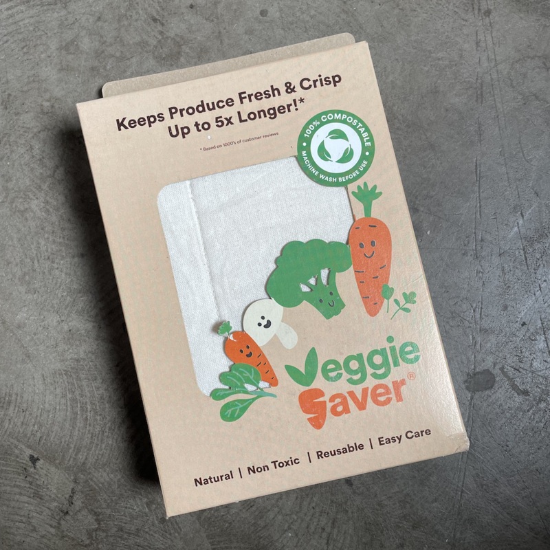 Veggie Saver Fridge Produce Bag (40 x 28 cm)