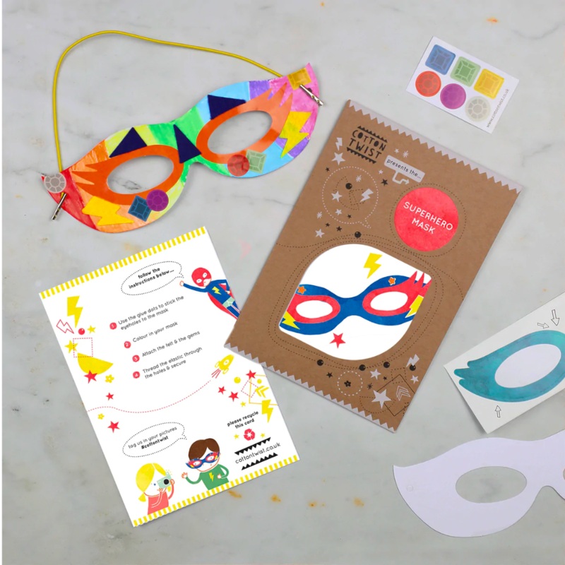 Cotton Twist Make Your Own Superhero Mask