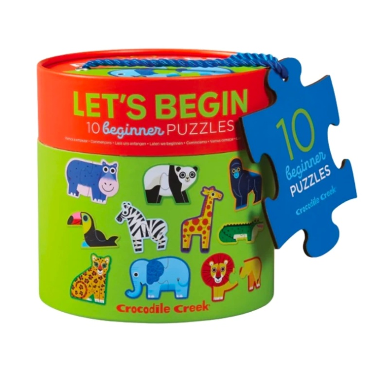 Crocodile Creek Let’s Begin Puzzle (10 x 2 Pieces)