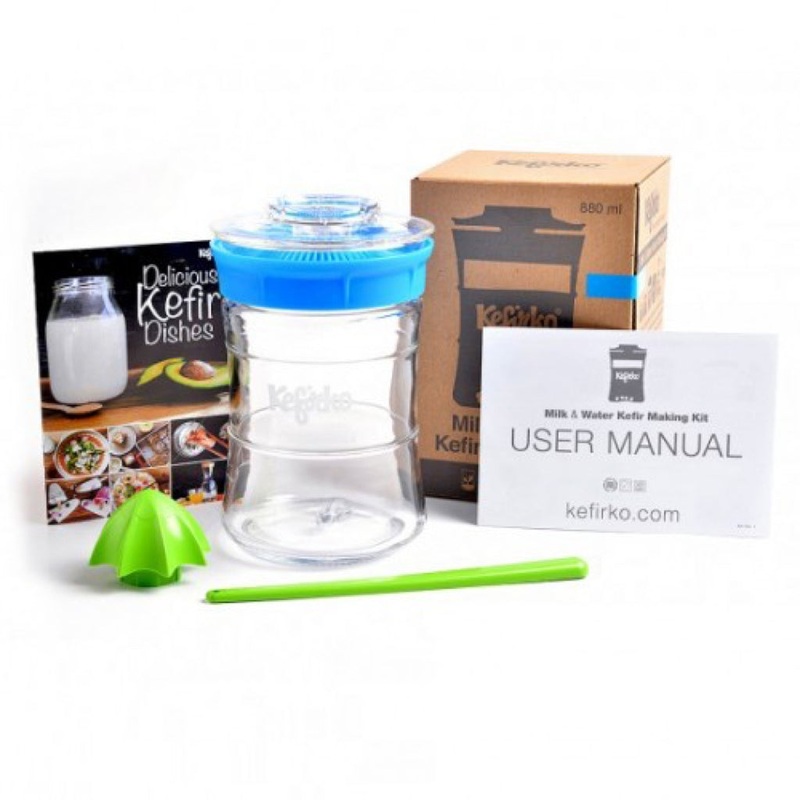 Kefirko Kefir Maker 848 ml|Light Blue|Dark Blue|Violet|Pink|Orange|Green|White