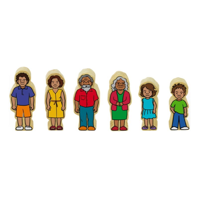 The Freckled Frog Indigenous Family  (6 Pieces)