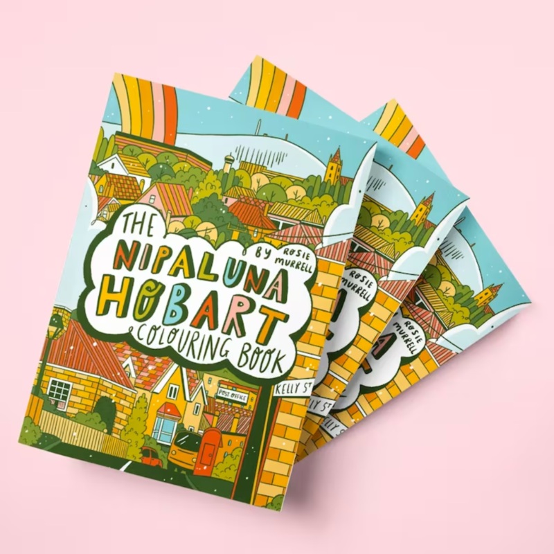 The Nipaluna Hobart Colouring Book by Rosie Murrell