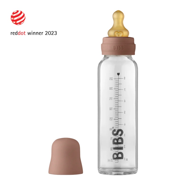 Bibs Glass Bottle Set 225 ml|Sage|Woodchuck