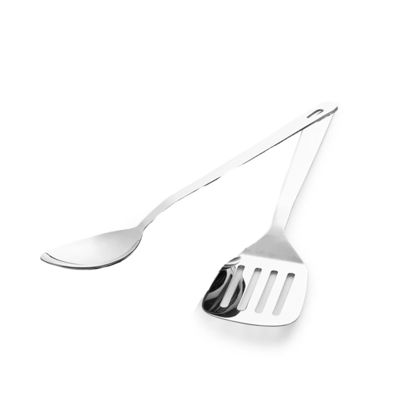 FairGo Knotted Serving Spoon and Slicer (Set of 2)