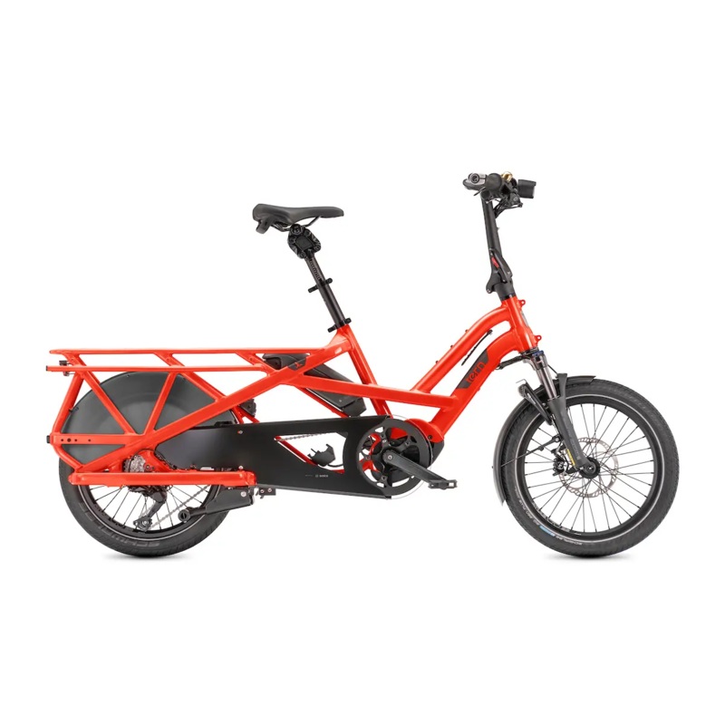 Tern GSD S10 LX e-Cargo Bike|Tabasco|Dark Sage|500 Wh