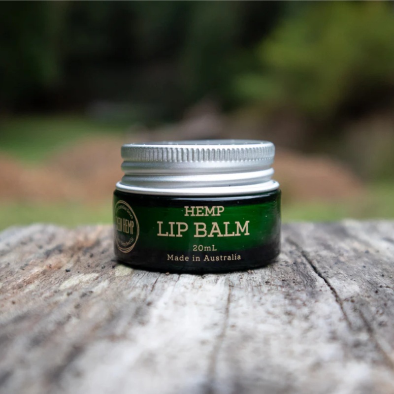 Green Hemp Lip Balm 20 ml|Unscented|Natural Vanilla