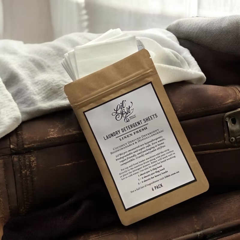 Lil’Bit Better Laundry Sheets Travel Pack (6 Pack)