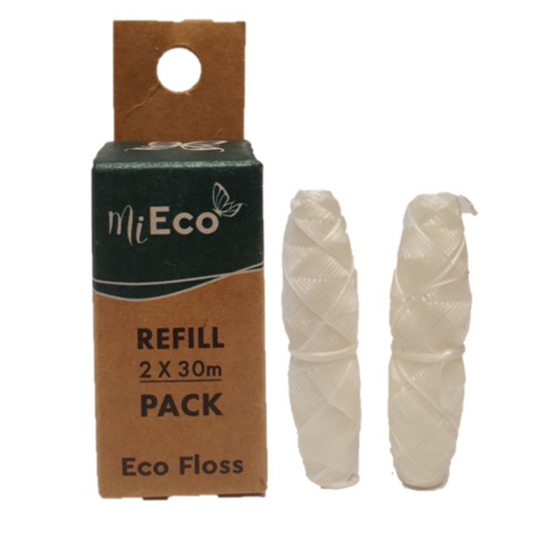 MiEco Dental Floss Corn Starch Refill (2 Pack)