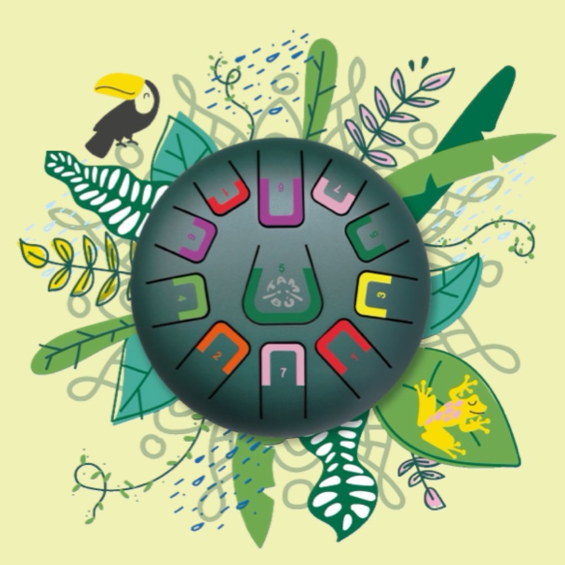 Tambu Musical Instrument|Wild Jungle|Under the Sea|Summer Lavender|Iceberg Dream|Scarlet Sunset|Calm Sky|Deep Space|Black Nature|Coral Reef|Golden Stars