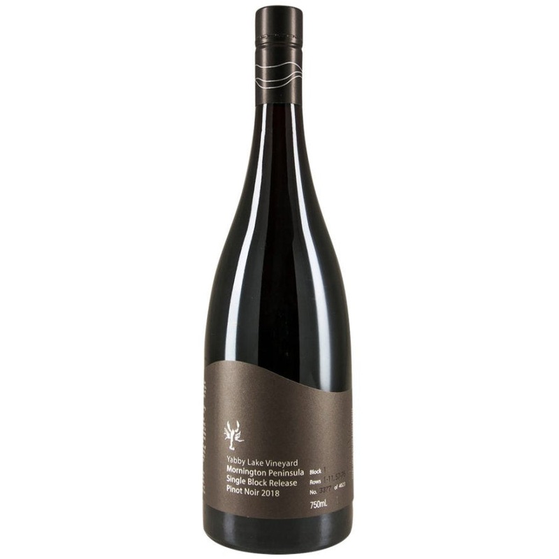 Yabby Lake, Single Block Release Block 1 Pinot Noir 2018
