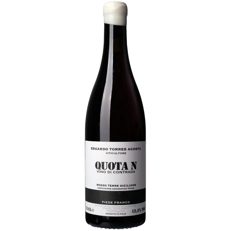 Eduardo Torres Acosta Quota N Rosso Terre Siciliane IGT Piedre Franco 2019