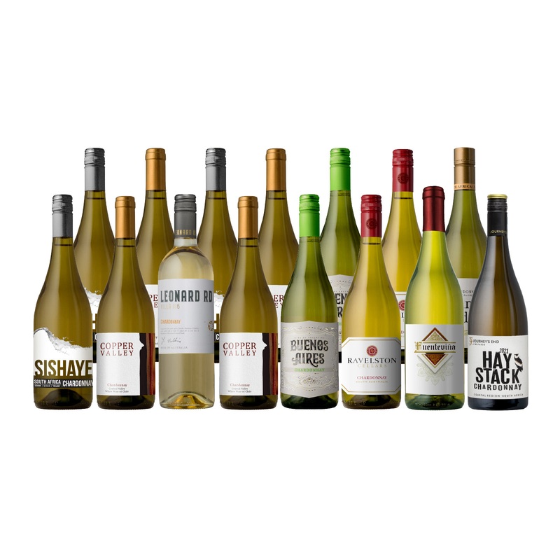 Groupon World of Chardonnay with Premium Trio 15-Pack