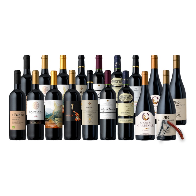 Until Next Time Wines Groupon Cellar 18-Pack + Corkscrew