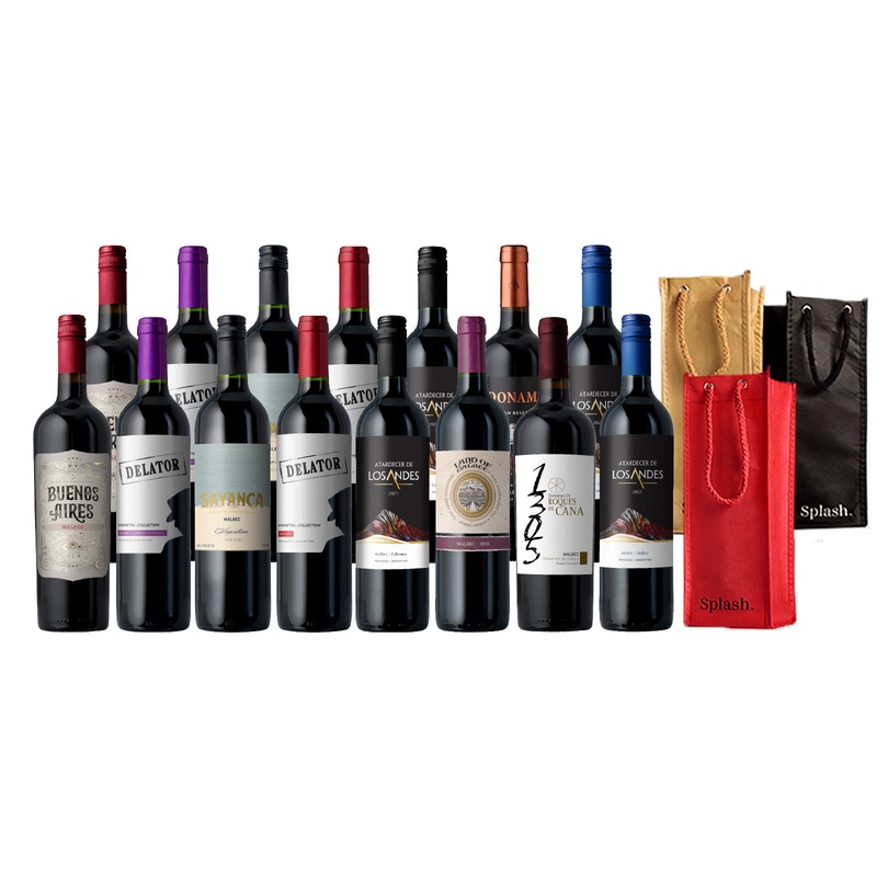 Groupon Malbec 15-Pack with 3 Gift Bags