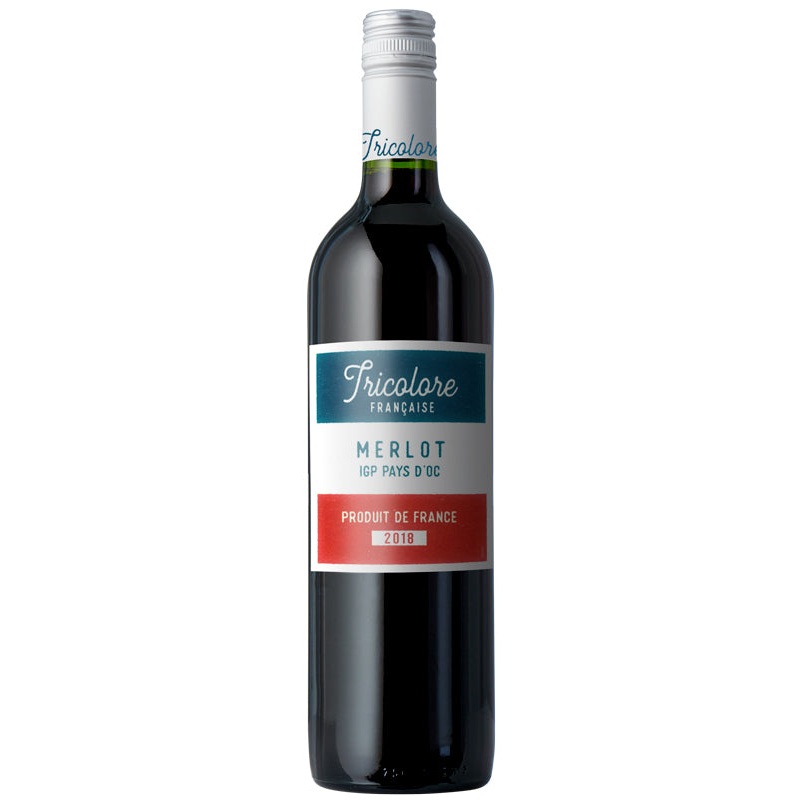Tricolore Merlot, 2019 Pays d’Oc