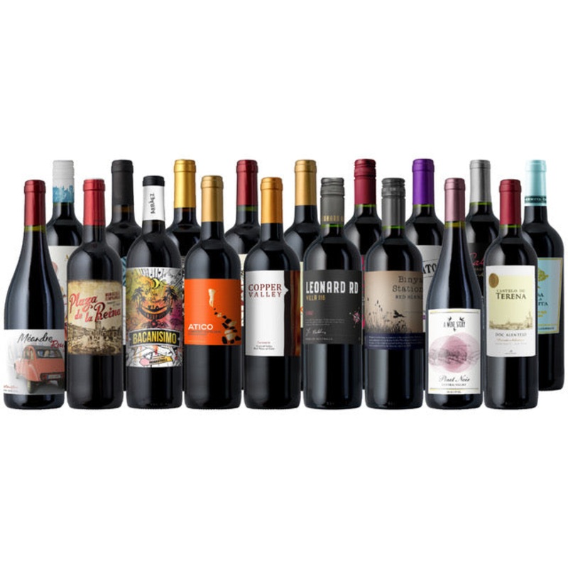 UPGRADE: The Biggest Vineyard Red Wine Sale Ever 18-Pack CA