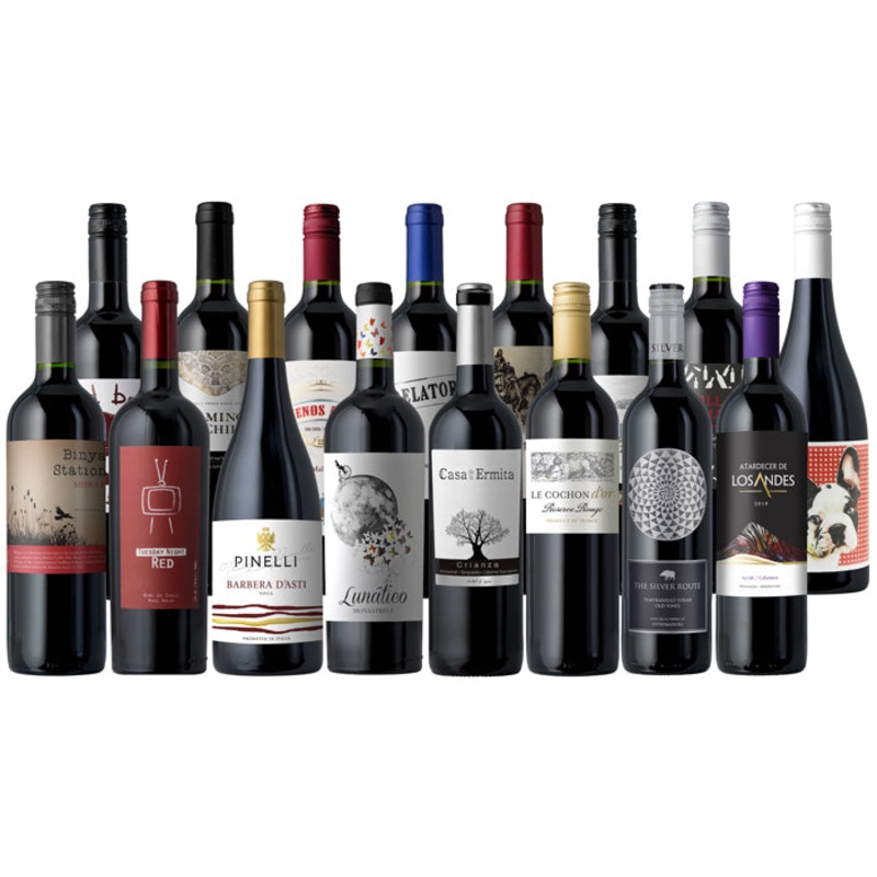 UPGRADE: March Madness Vineyard Red Wine 16-Pack