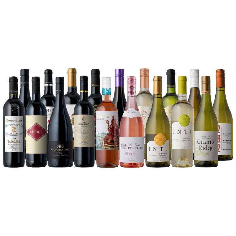 21,000 5-Star Reviews Top-Shelf Wines 18-Pack!