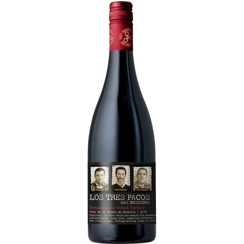 Los Tres Pacos Mas Buscados Tempranillo-Petit Verdot 2020