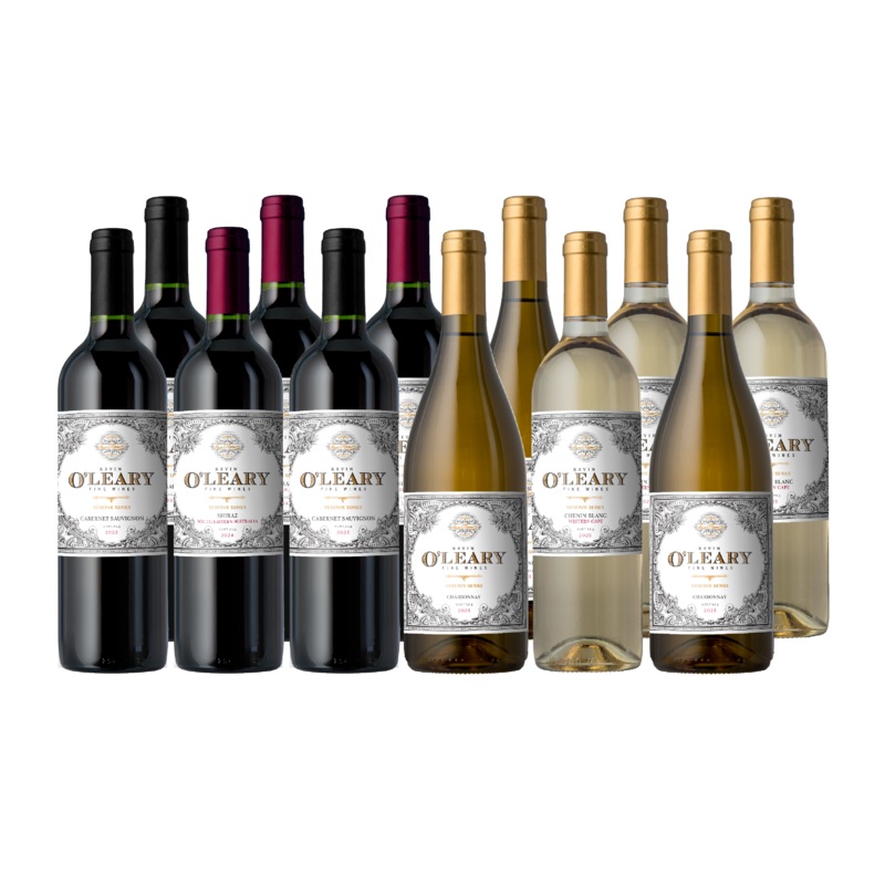 Kevin OLeary Reserve 12 Bottle Wine Set Red & White