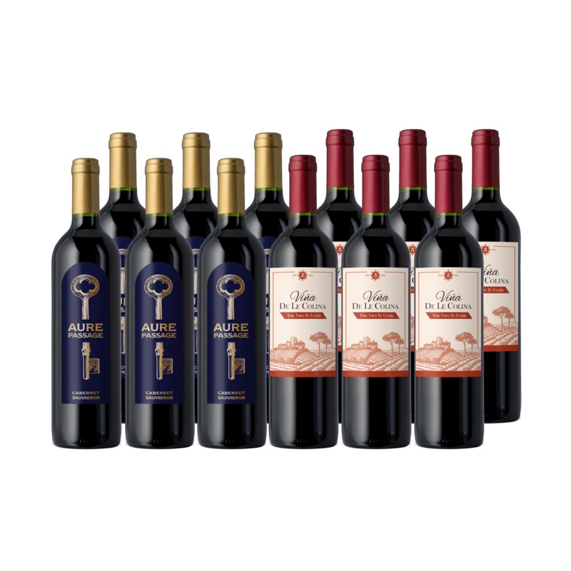 Vino Voyage Discovery Wine 12 Bottle Set All Red