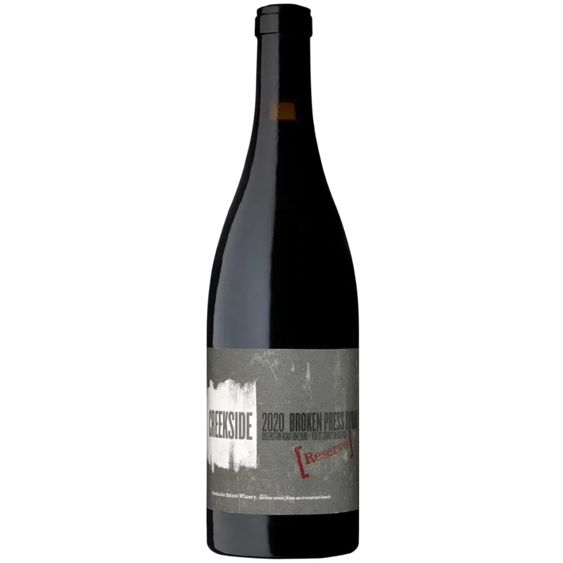Broken Press Syrah Reserve 2020, Creekside Estate Winery