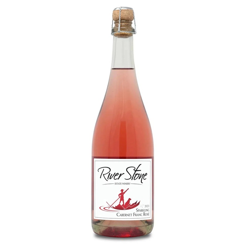 Sparkling Cabernet Franc Ros 2023, River Stone Estate Winery