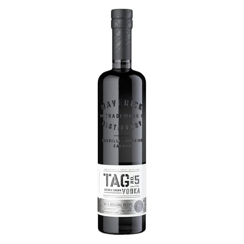 TAG No. 5 Vodka – Ontario Craft Vodka, Maverick Distillery