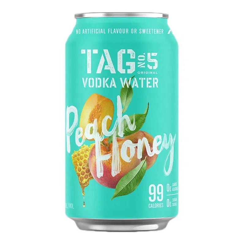 TAG No. 5 Vodka Water – Peach Honey, Maverick Distillery