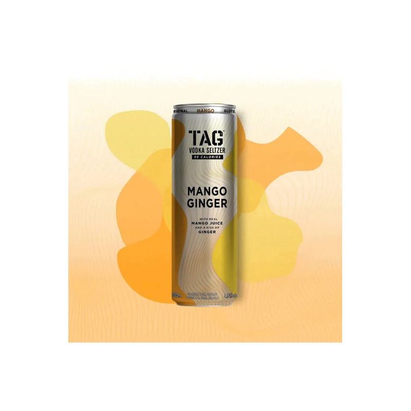TAG Vodka Seltzer – Mango Ginger, Maverick Distillery