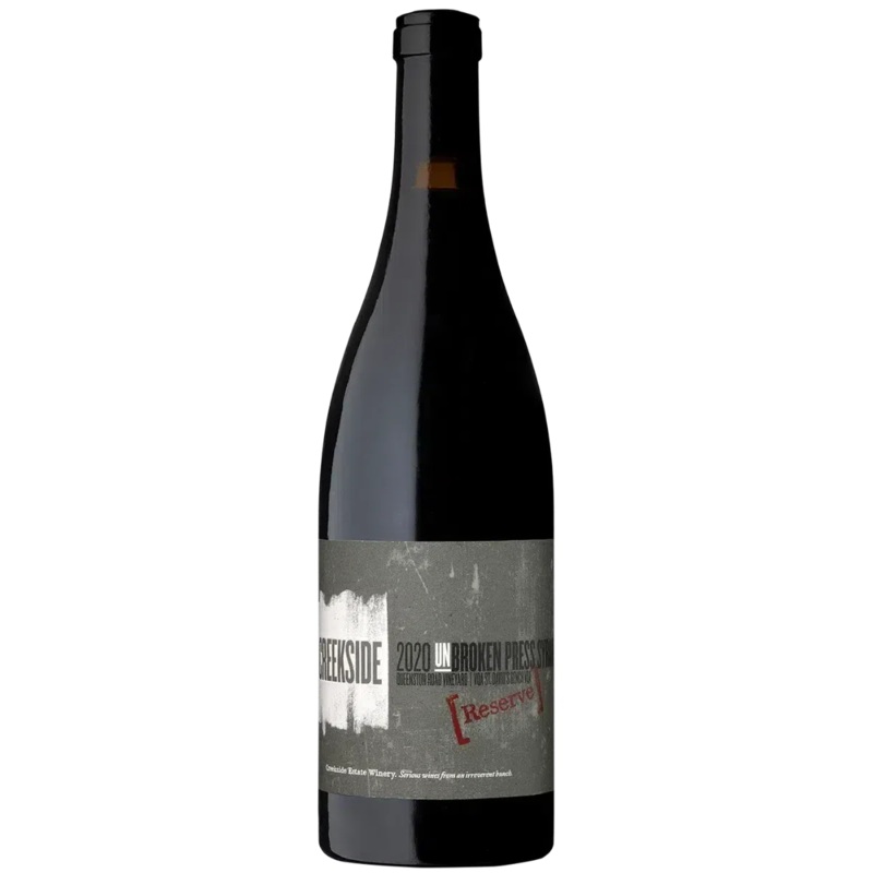 Unbroken Press Syrah Reserve 2020, Creekside Estate Winery